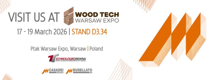 Casadei Busellato joins Technologiedrewna at Wood Tech 2026